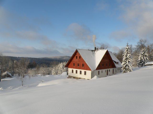 Hájenka v zimě